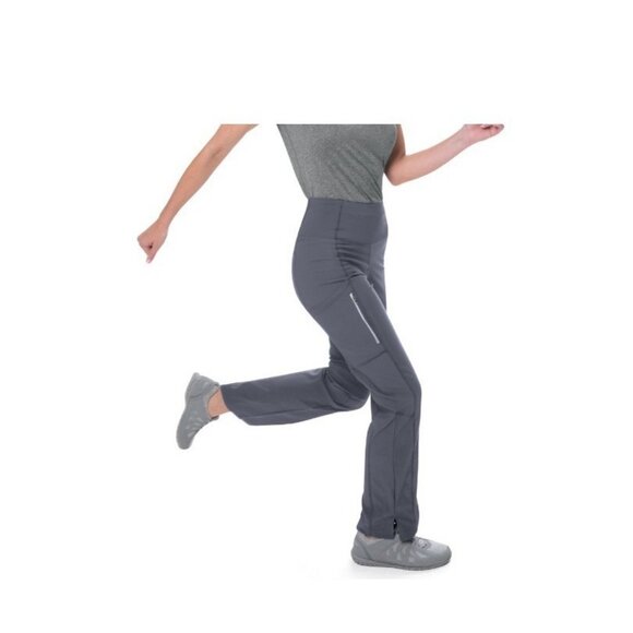 URBANE ALIGN multi pocket cargo pull on women's scrub pants -MEDIUM(Petite) Gray - Picture 3 of 8